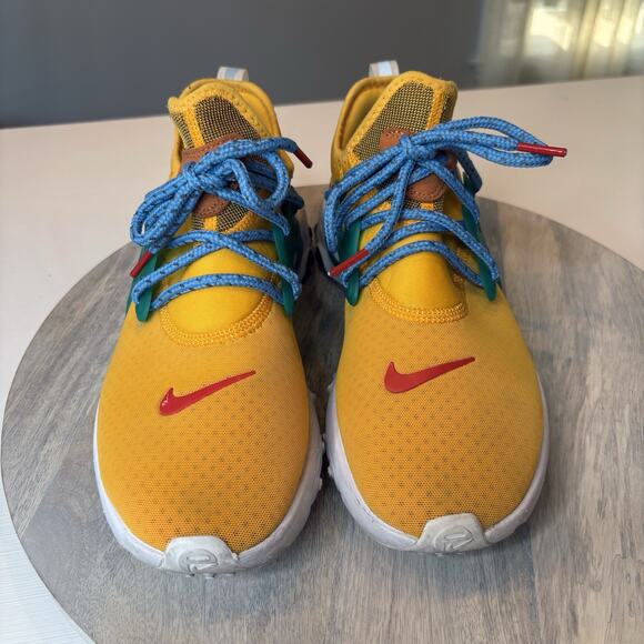 2019 Nike React Presto University Gold Men's Sneakers Shoes AV2605-701 US Size 8 - Picture 7 of 12